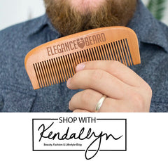 A Gift Idea for Your Bearded Dude: Elegance Beard Products - Review by Shop With Kendallyn