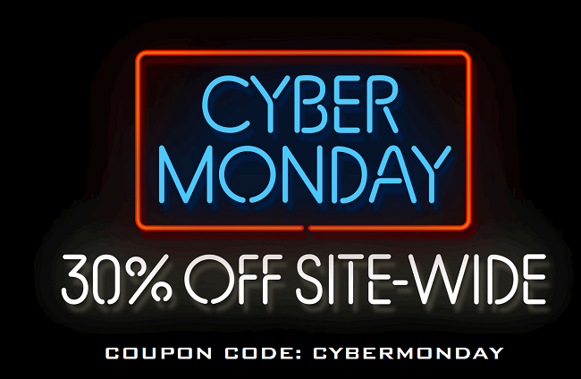 Cyber Monday 30% Off Flash Sale! 👍