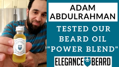 ADAM ABDULRAHMAN TESTED OUR BEARD OIL "POWER BLEND"