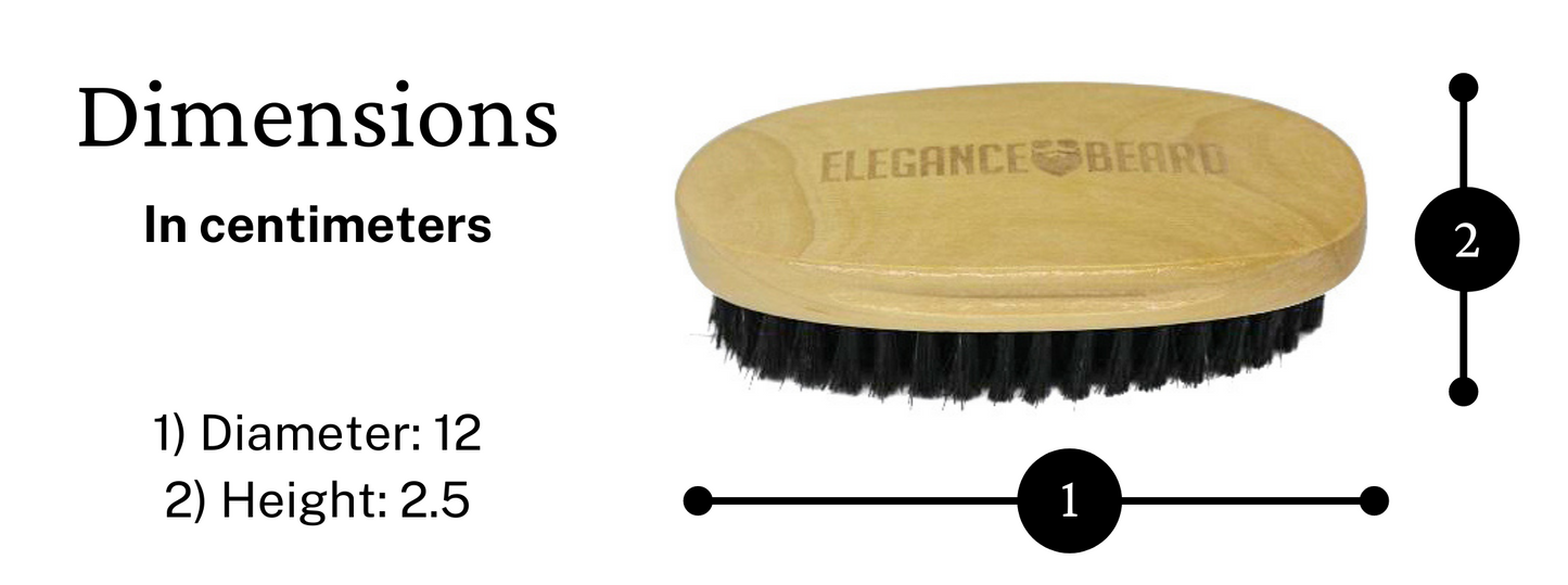 Brosse à Barbe - Halal &amp; Vegan Friendly (Sans Poils de Sanglier)