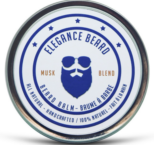 Baume à barbe entièrement naturel - Mélange de musc