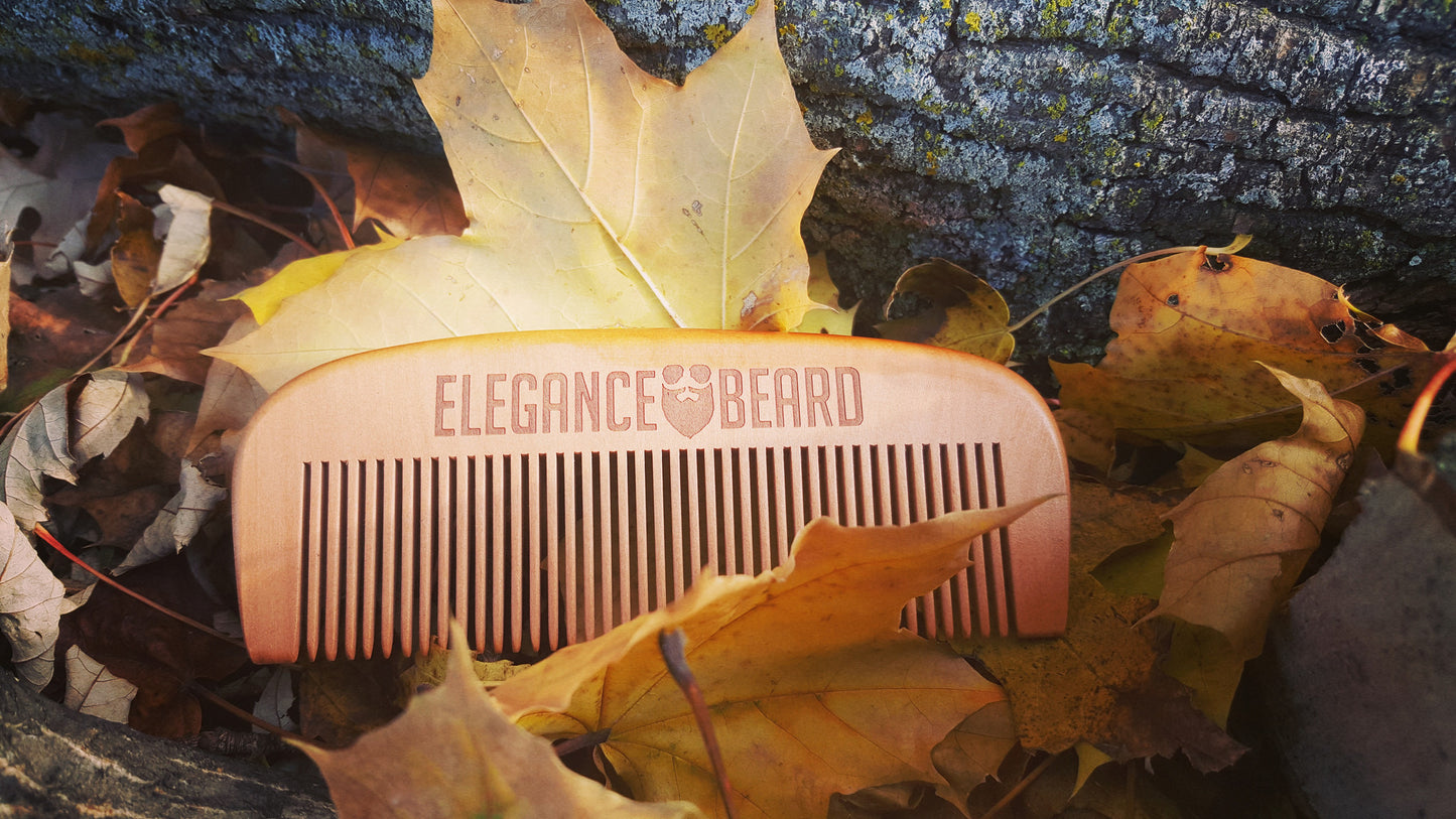 Handmade Wooden Beard Comb
